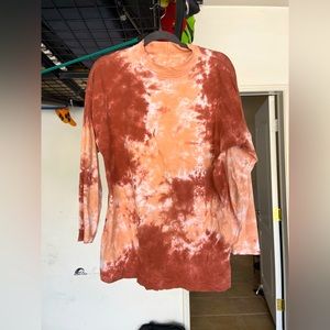Free People tie dye long sleeve